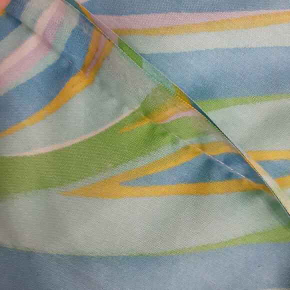 Vintage 50s Pin Up Fit and Flare Dress Psychedelic Tie Die Sun Dress Rockabilly - Picture 14 of 16